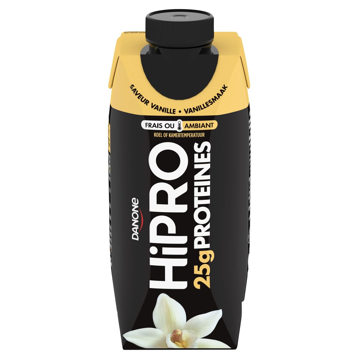 HiPRO Ambiant à boire 25g De Protéines Vanille  0% m.g. 330ml