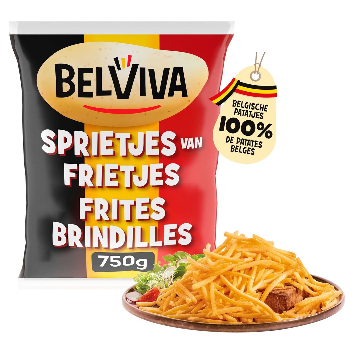 Belviva Frites Brindilles 750 g