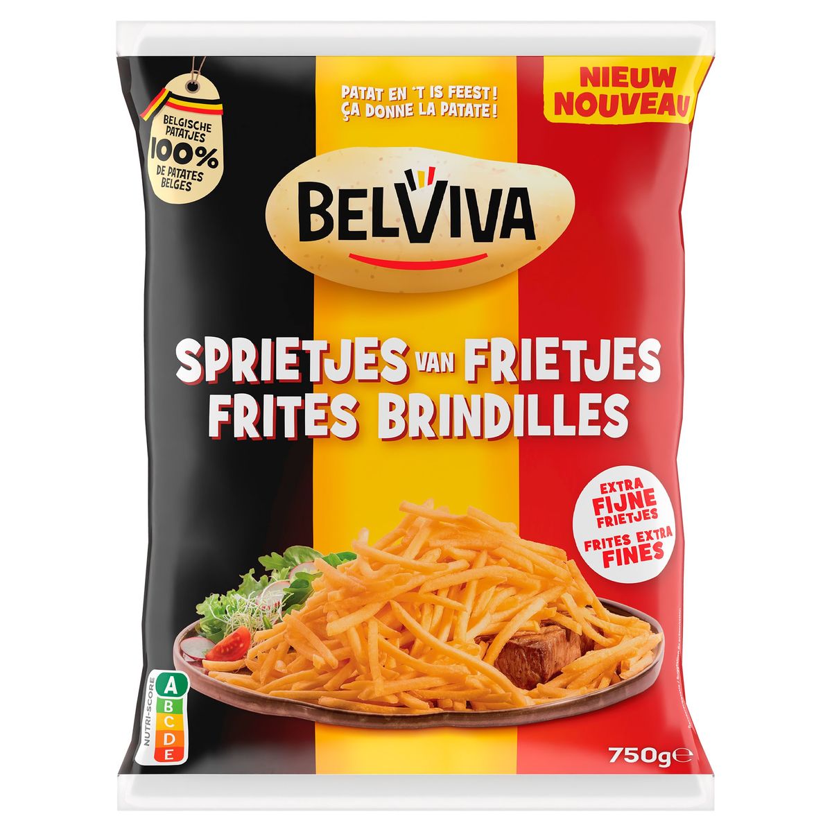 Belviva Frites Brindilles 750 g