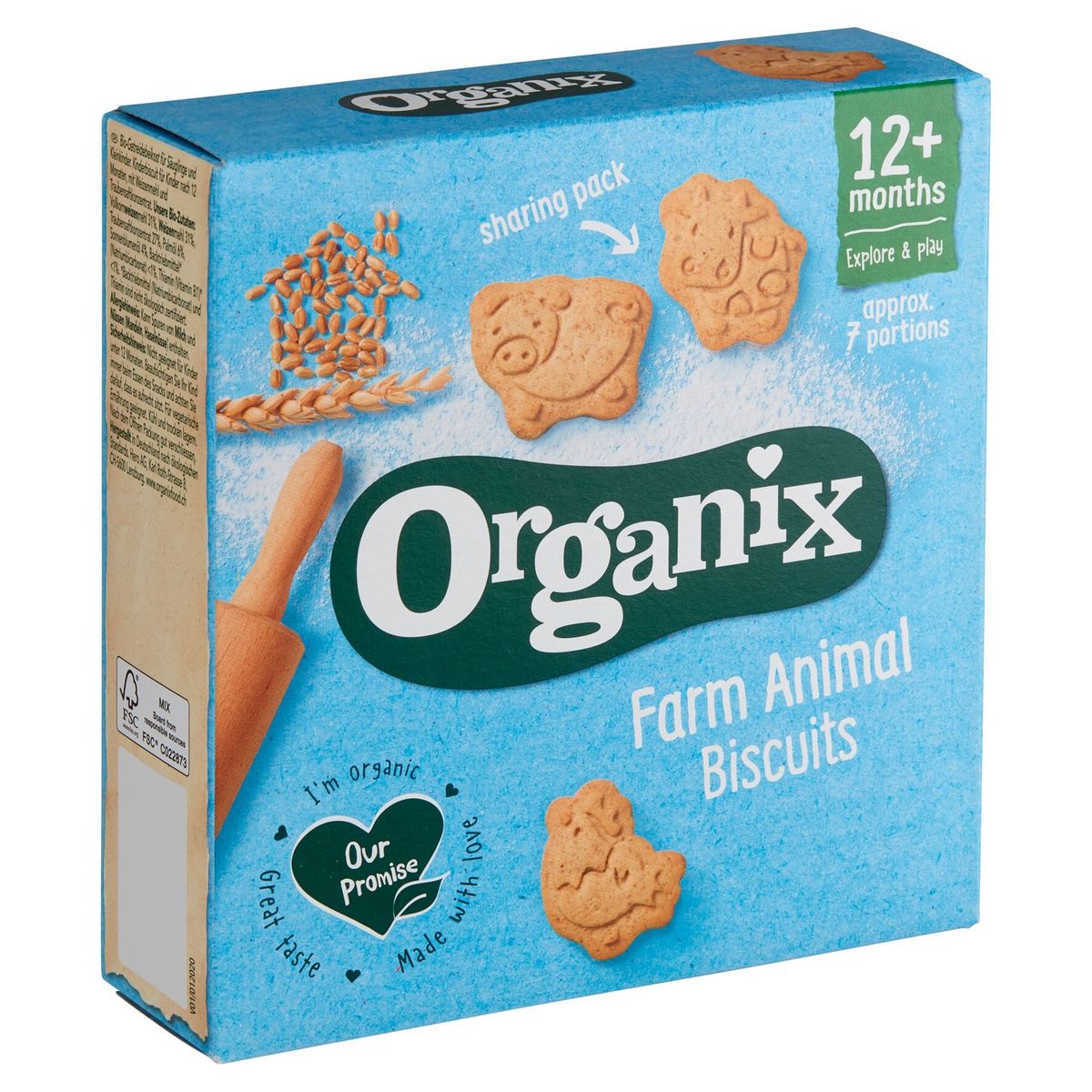 Organix Farm Animal Biscuits 12+ Maanden 100 g