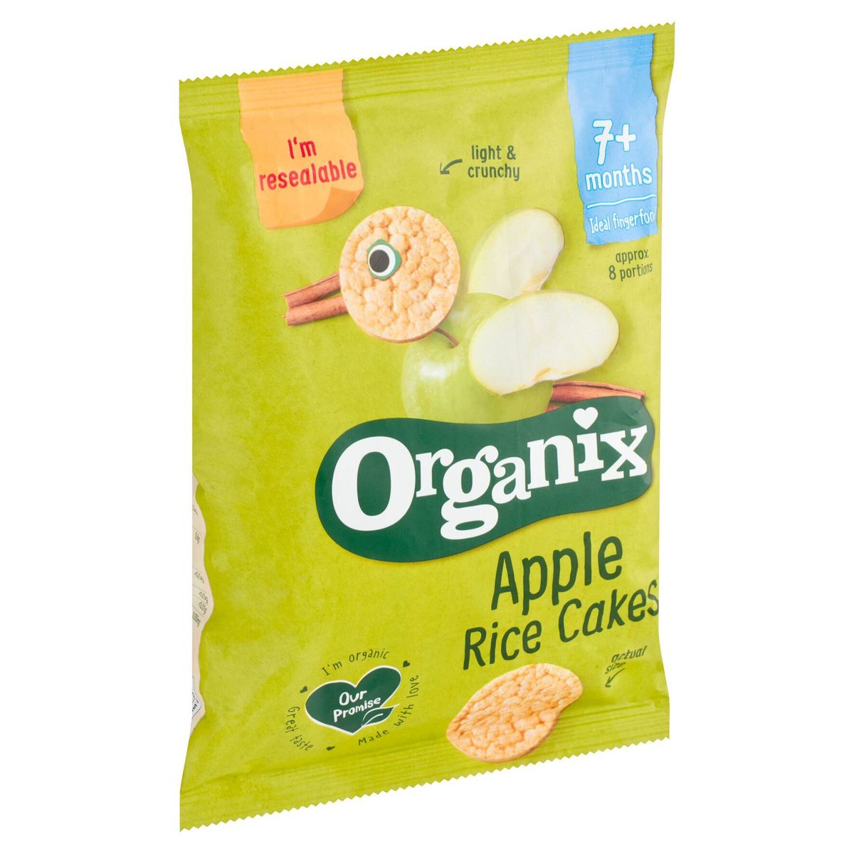 Organix Apple Rice Cakes 7+ Maanden 50 g