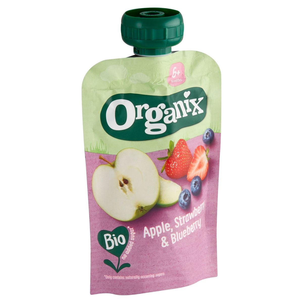 Organix Bio Apple, Strawberry & Blueberry 6+ Maanden 100 g