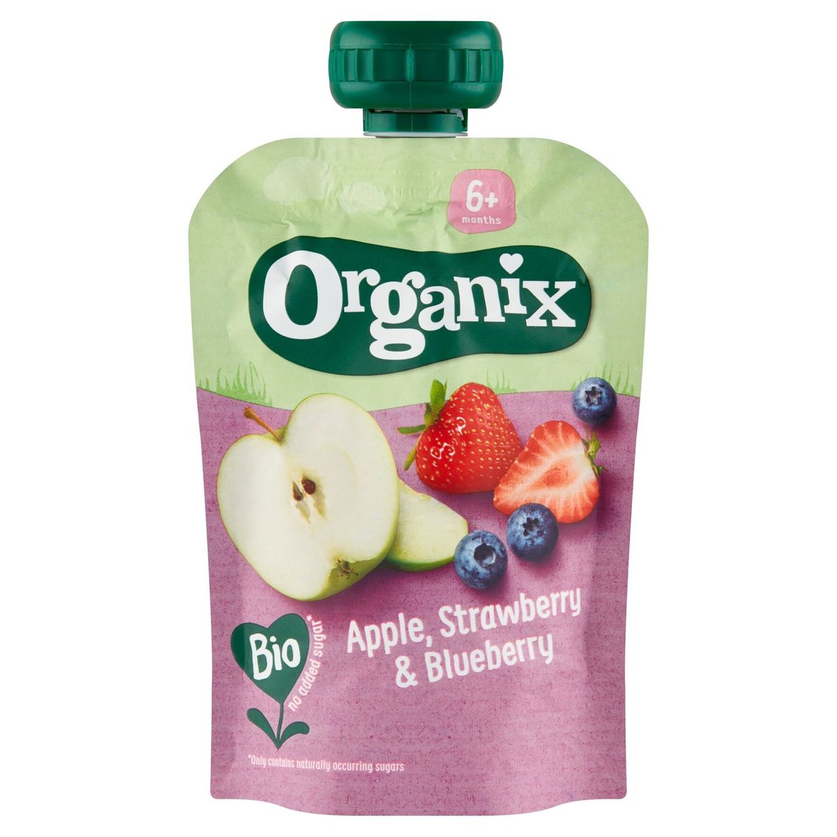 Organix Bio Apple, Strawberry & Blueberry 6+ Maanden 100 g