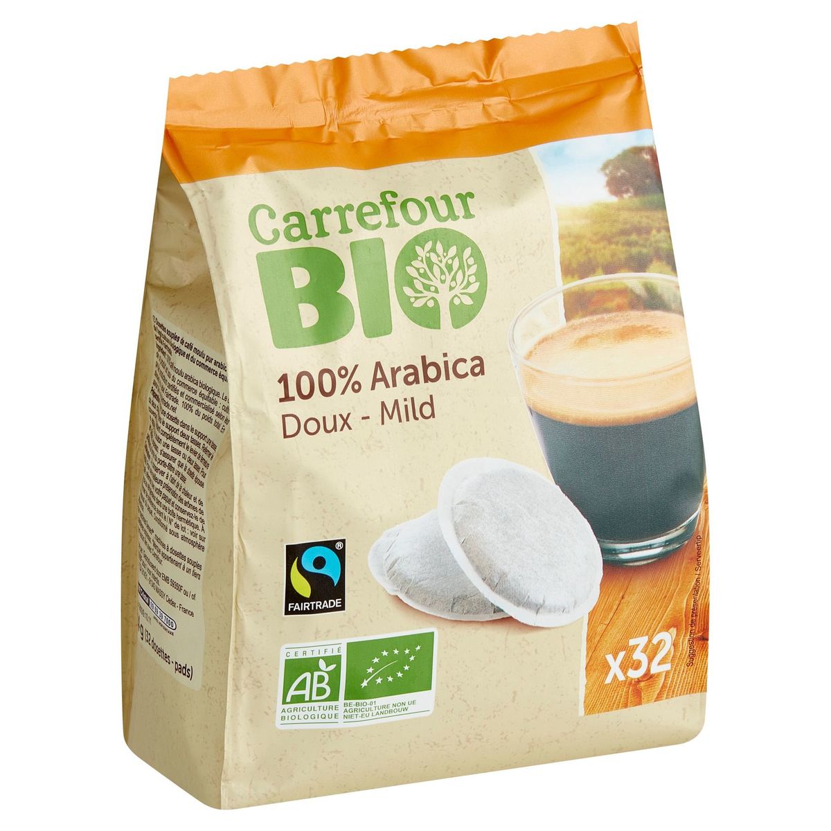 Carrefour Bio 100% Arabica 32 Pièces 224 g