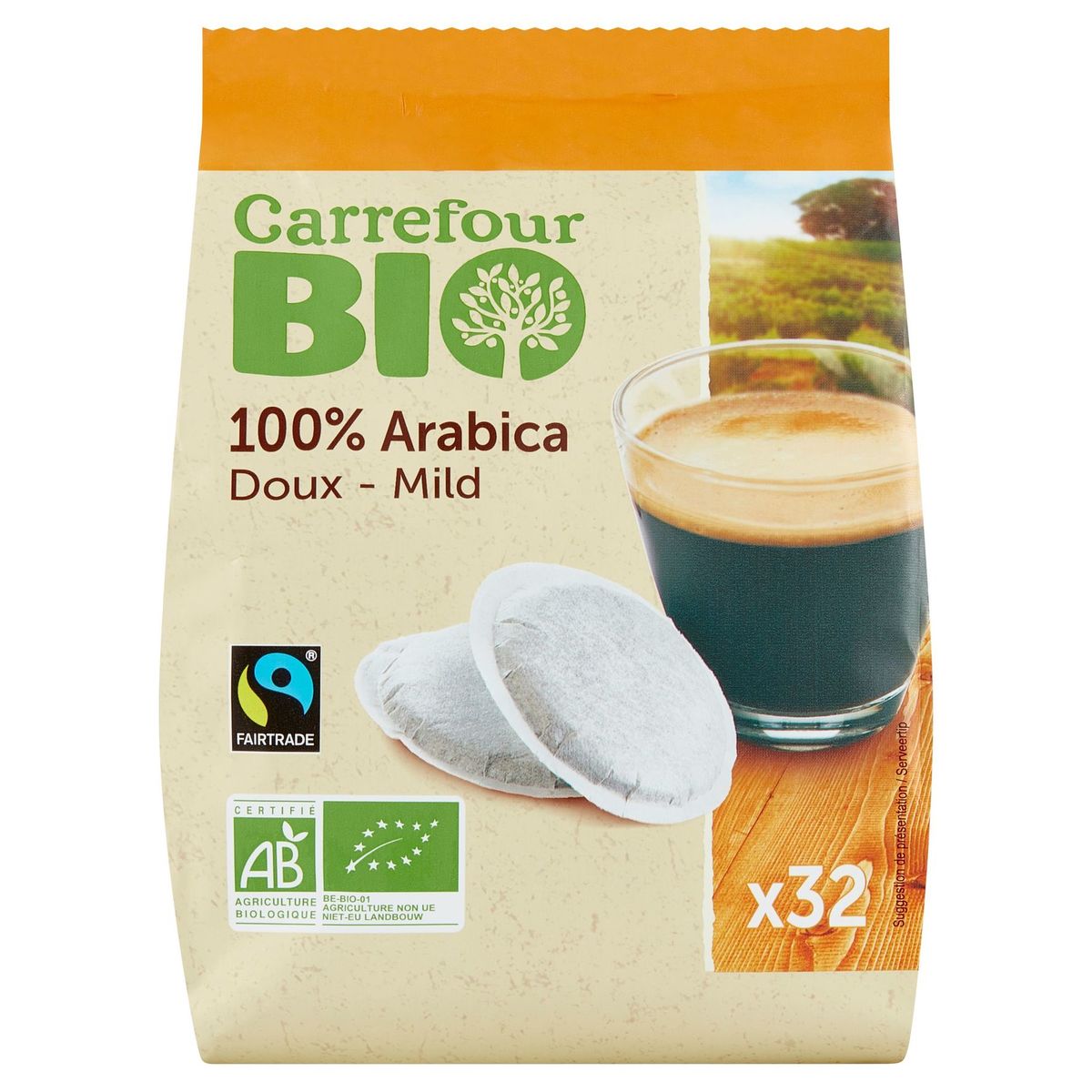 Carrefour Bio 100% Arabica 32 Pièces 224 g