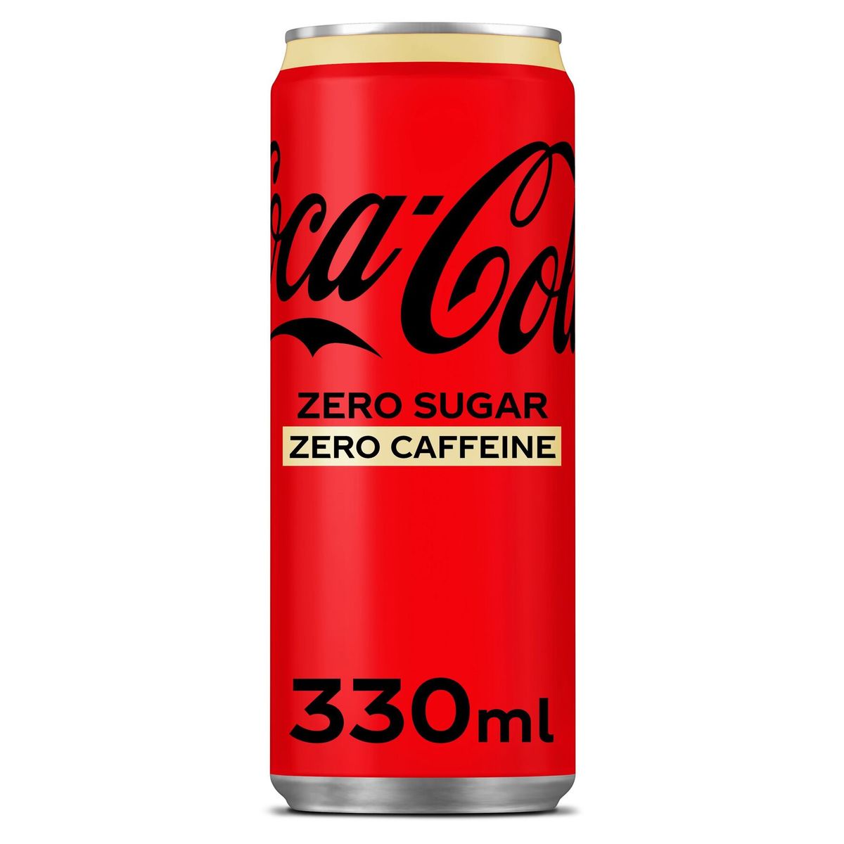 Coca-Cola Zero No Caffeine Coke Soft drink Blik 330 ml | Carrefour Site