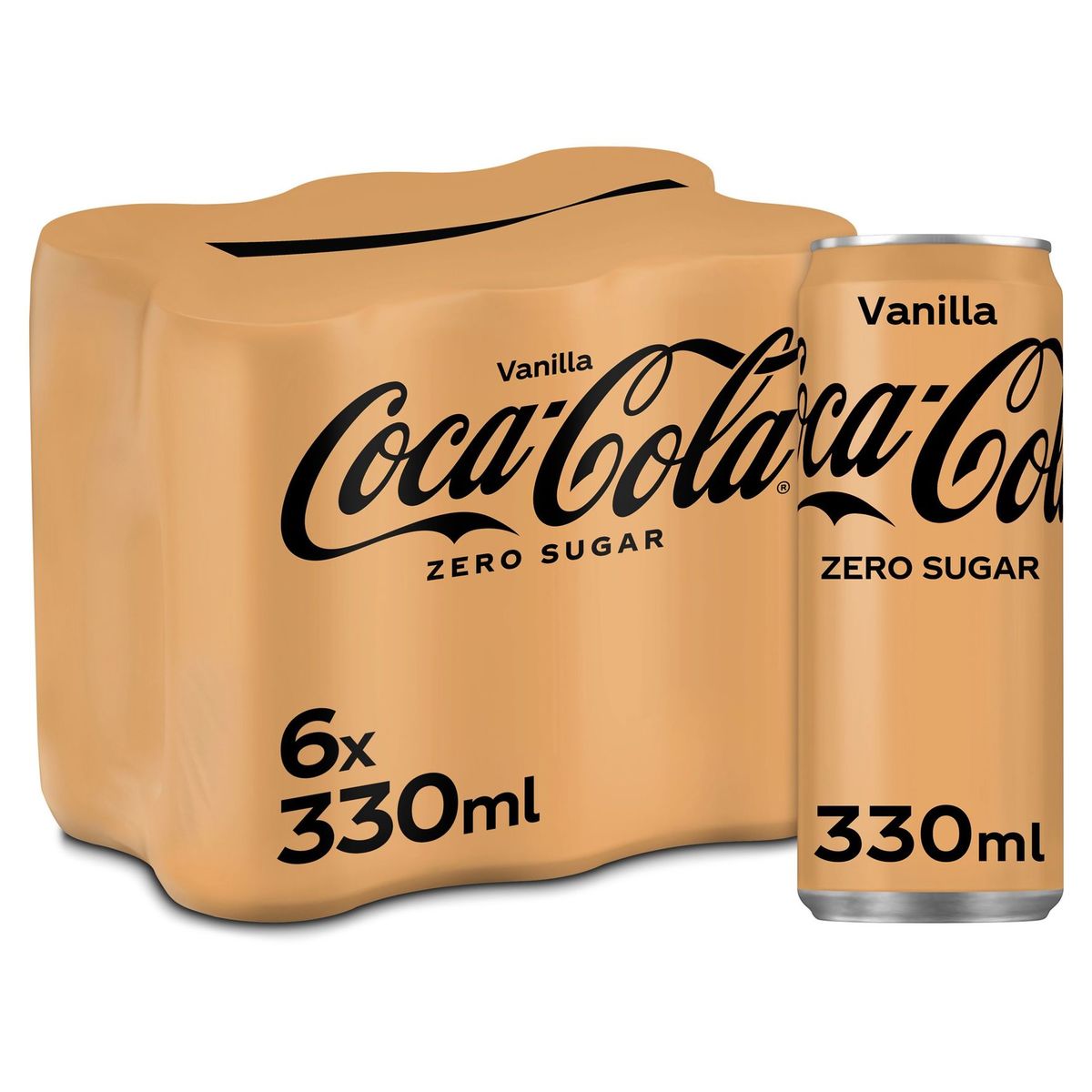 Coca-Cola Zero Vanilla Coke Soft drink Blik6 x 330 ml