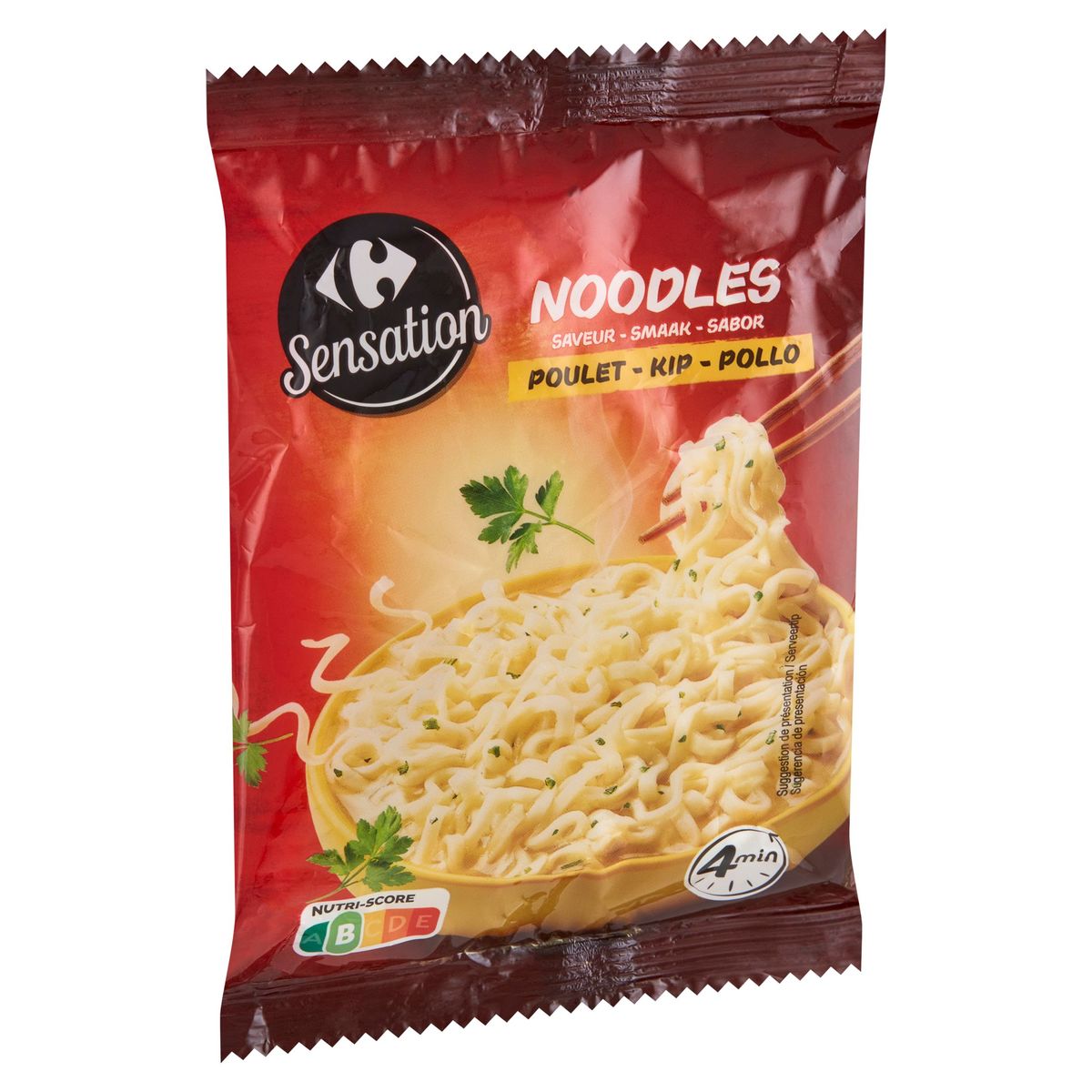 Carrefour Sensation Noodles Smaak Kip 85 g