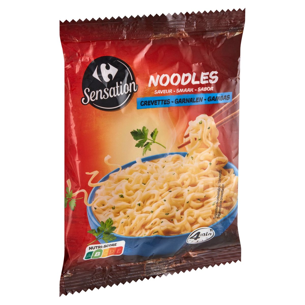 Carrefour Sensation Noodles Smaak Garnalen 85 g