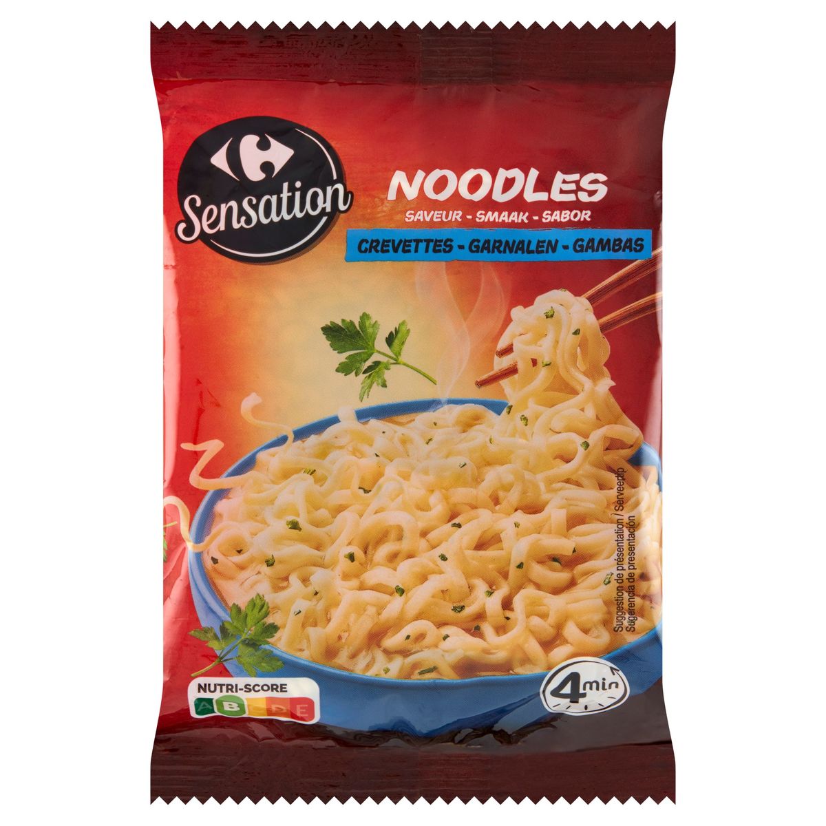 Carrefour Sensation Noodles Smaak Garnalen 85 g