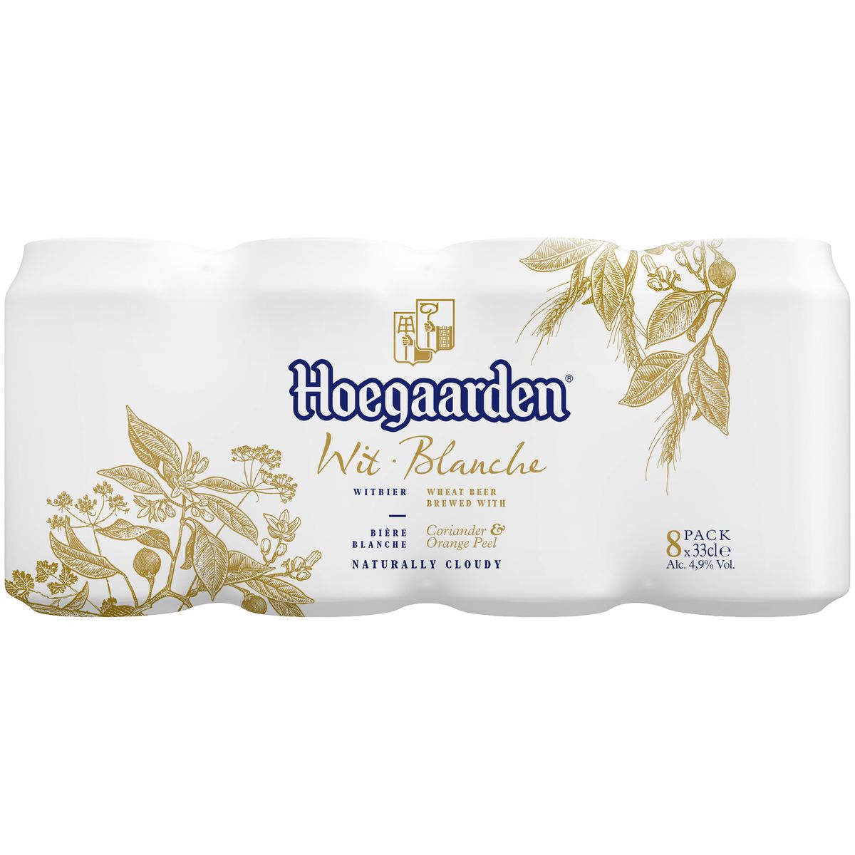 Hoegaarden Blanche Canettes 8 x 33 cl