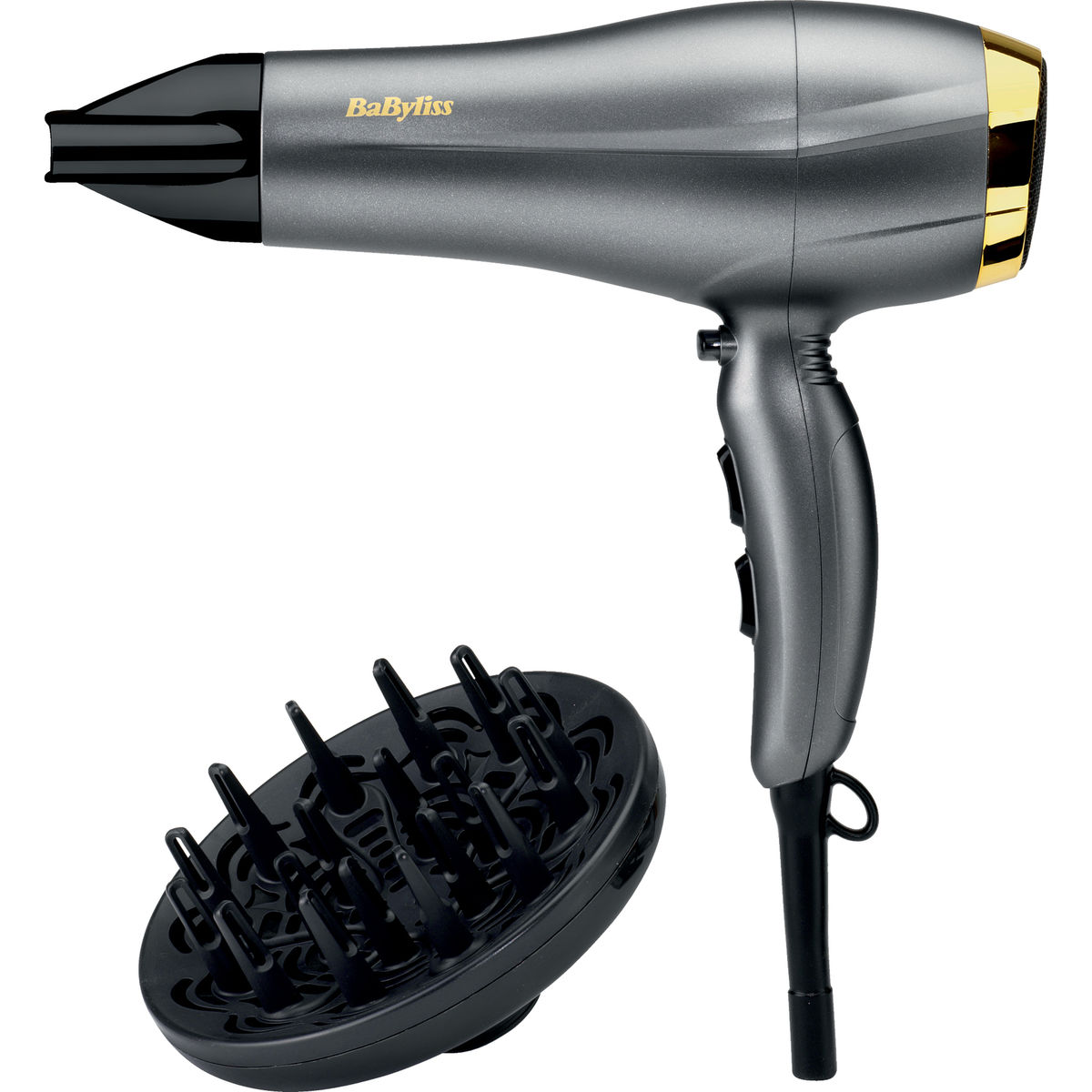 BaByliss Sèche-Cheveux - Gris - 5513TE
