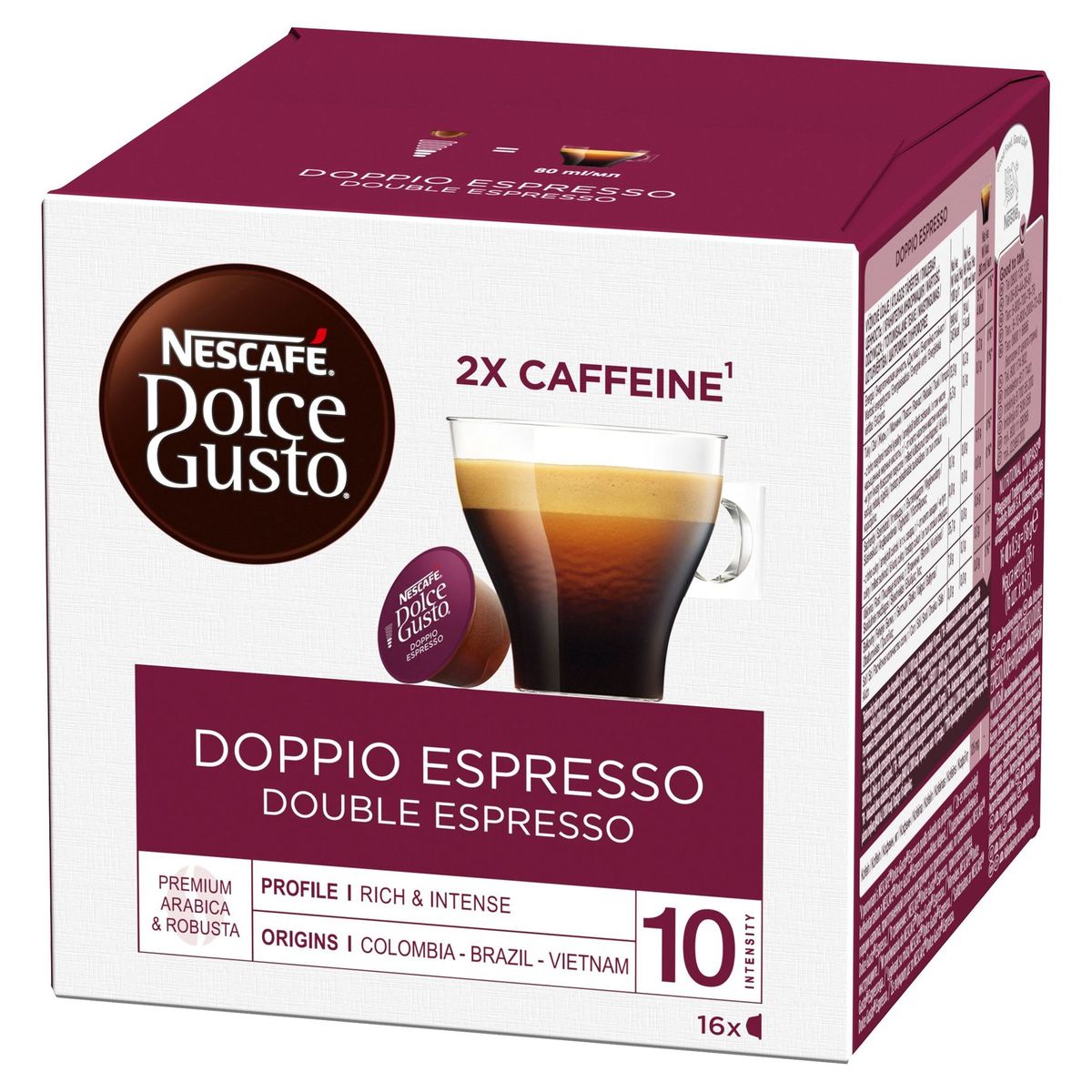Nescafé Dolce Gusto Koffie Doppio Espresso 16 Capsules Carrefour Site