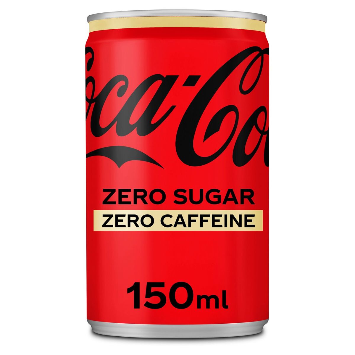 Coca-Cola Zero No Caffeine Coke Soft drink Blik 150 ml