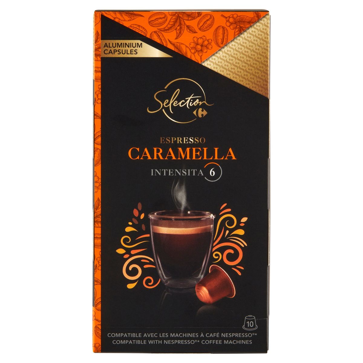 Carrefour Selection Espresso Caramella 10 Capsules 52 g