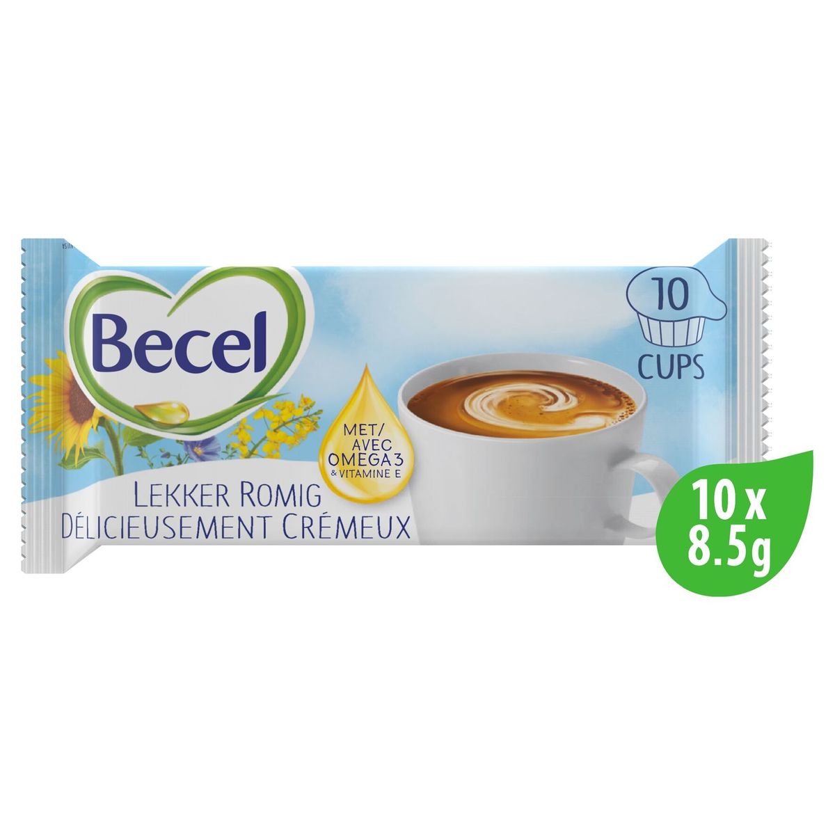 Becel Lait à café Oméga 3 10 x 8.5 g