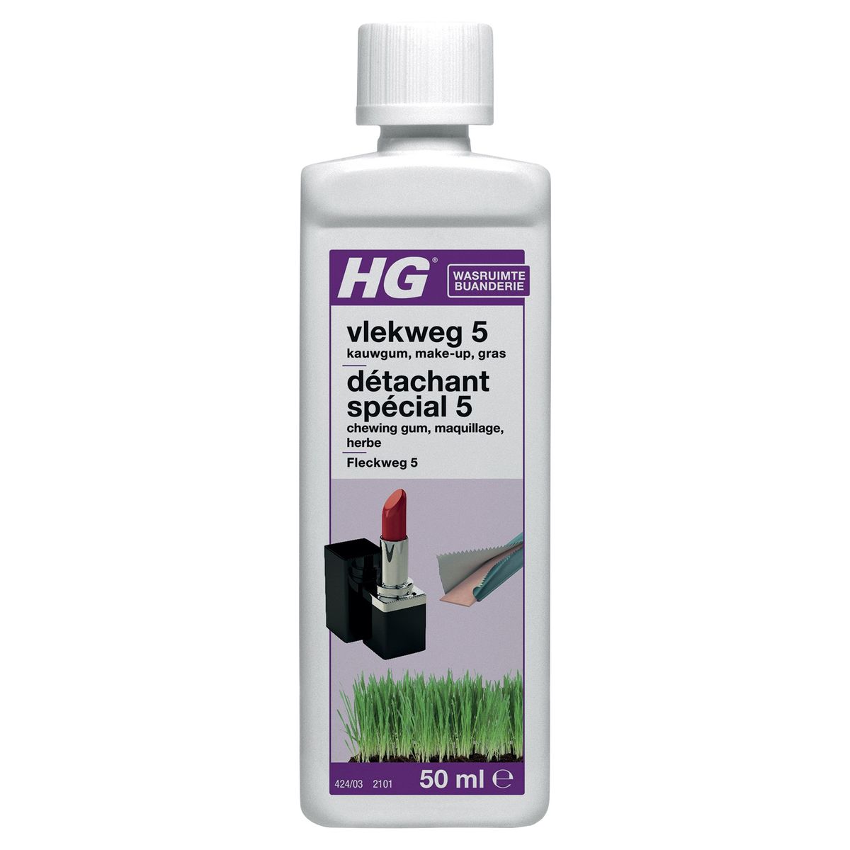 HG Détachant Spécial 5 Chewing Gum, Maquillage, Herbe 50 ml