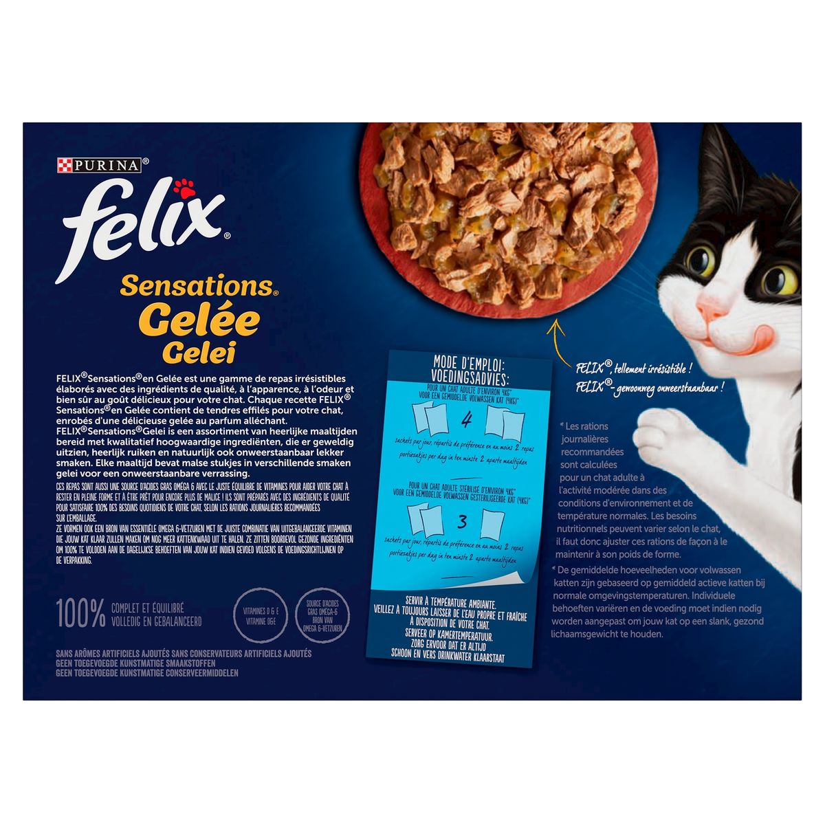 Felix Cat Sensations Countryside Selectie in Gelei (12 x 85 g) x 12