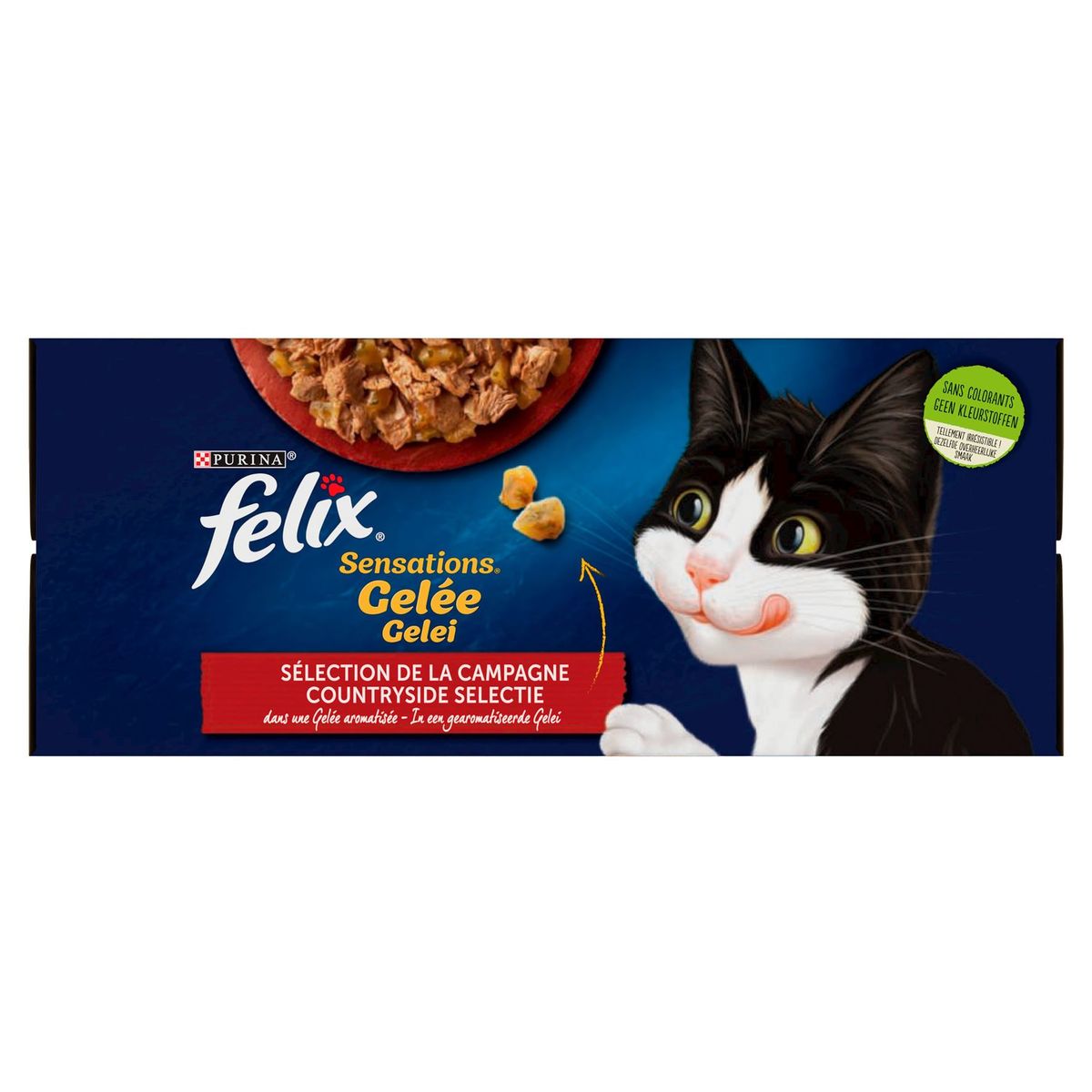 Felix Cat Sensations Countryside Selectie in Gelei (12 x 85 g) x 12