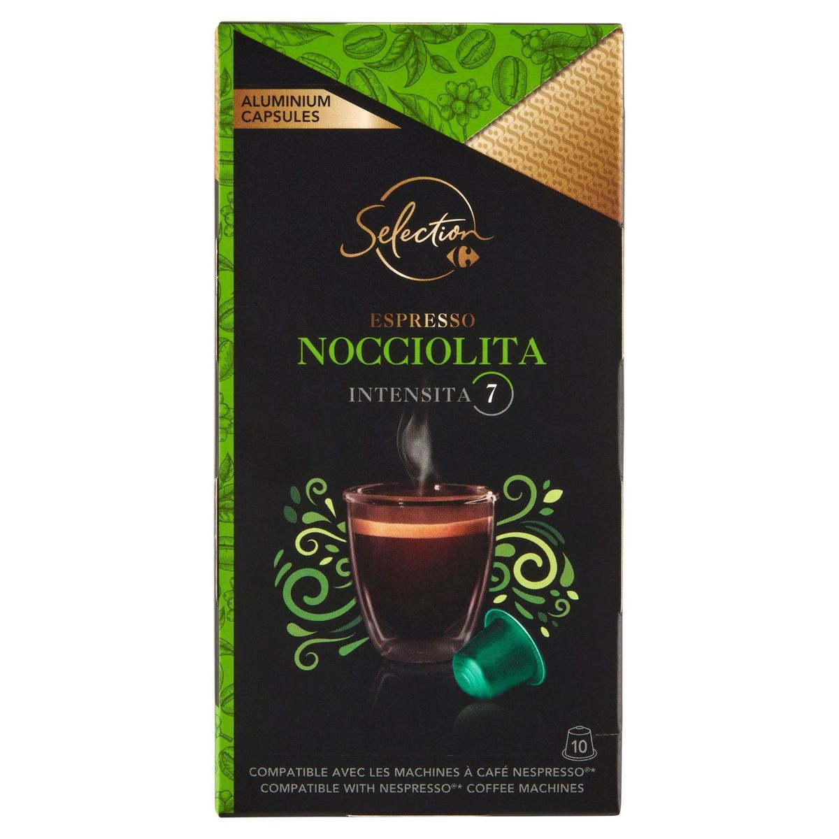 Carrefour Selection Espresso Nocciolita 10 Capsules 52 g