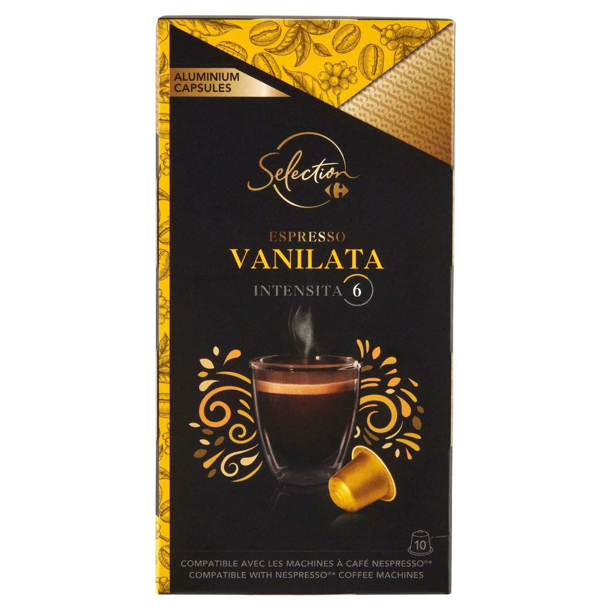 Carrefour Selection Espresso Vanilata 10 Capsules 52 g