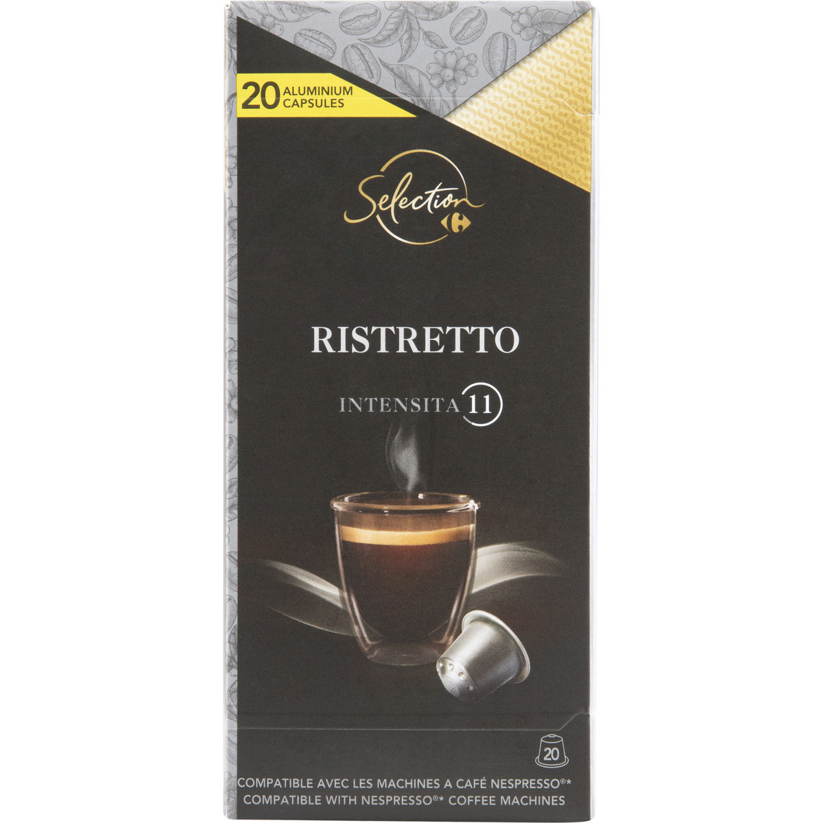 Carrefour Selection Ristretto 20 Capsules 104 g
