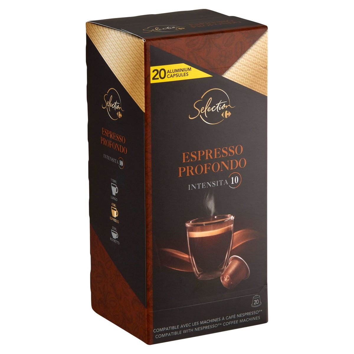 Carrefour Selection Espresso Profondo 20 Capsules 104 g