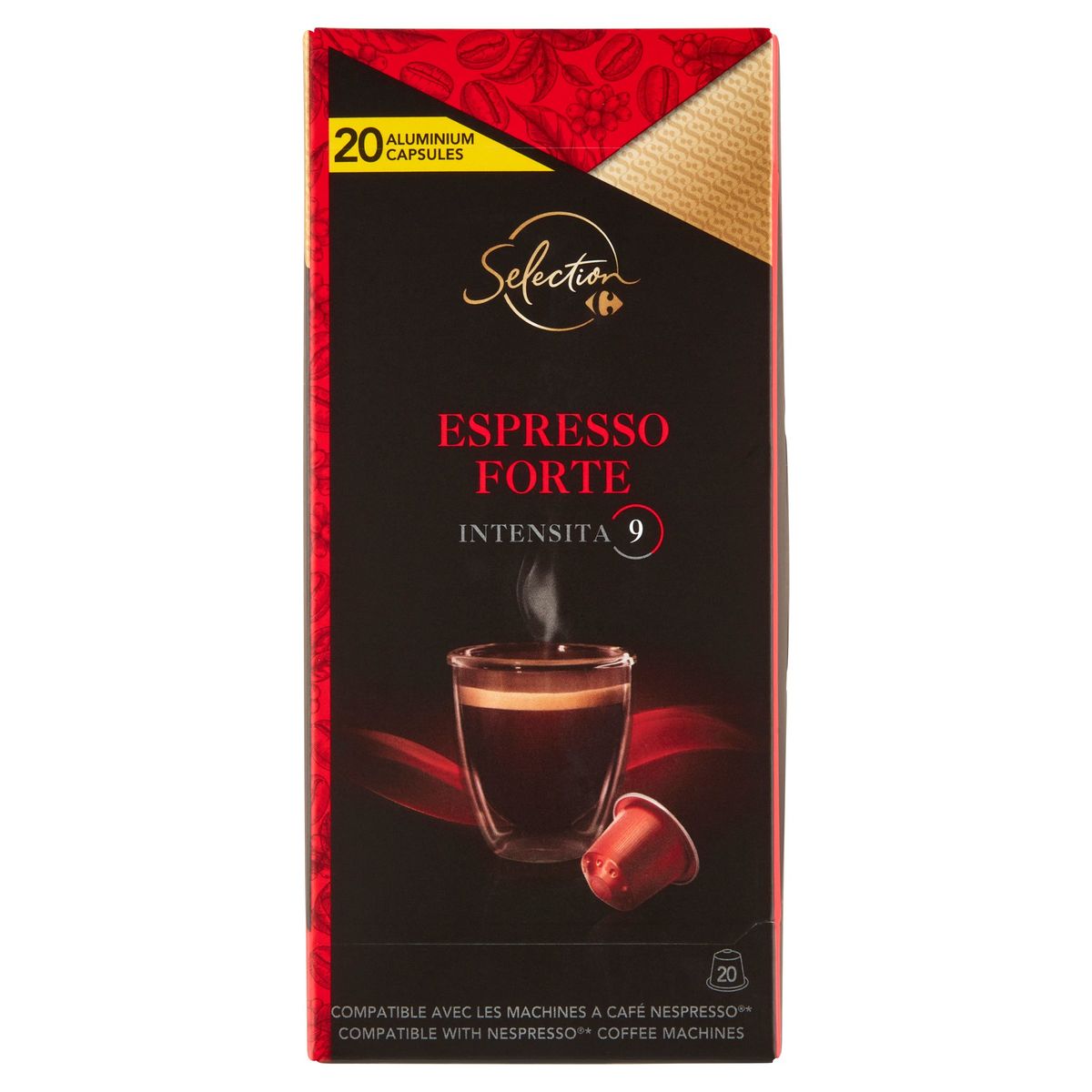 Carrefour Selection Espresso Forte 20 Stuks 104 g