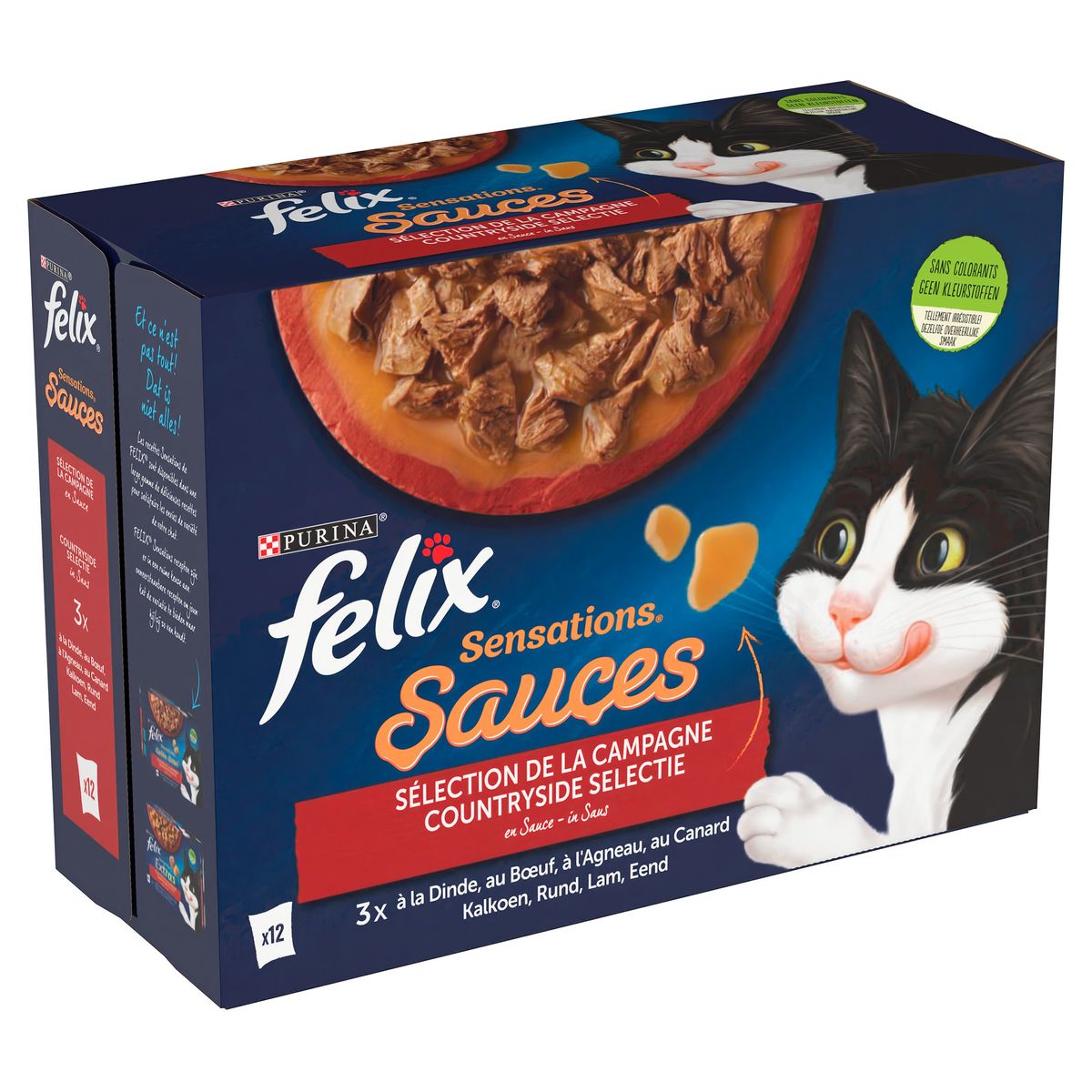 Felix Sensations Sauces Sélection de la Campagne en Sauce 12 x 85 g