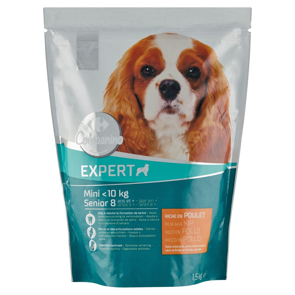 Carrefour Companino Expert Mini < 10kg Senior 8 ans + 1.5 kg