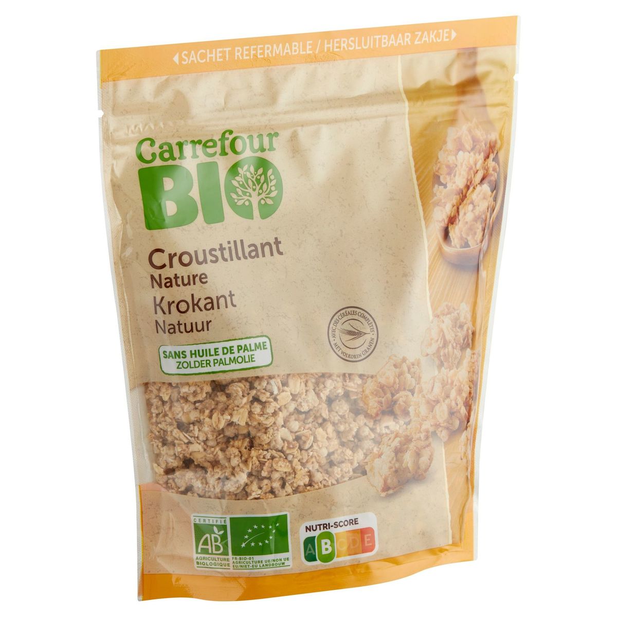 Carrefour Bio Krokant Natuur 500 g