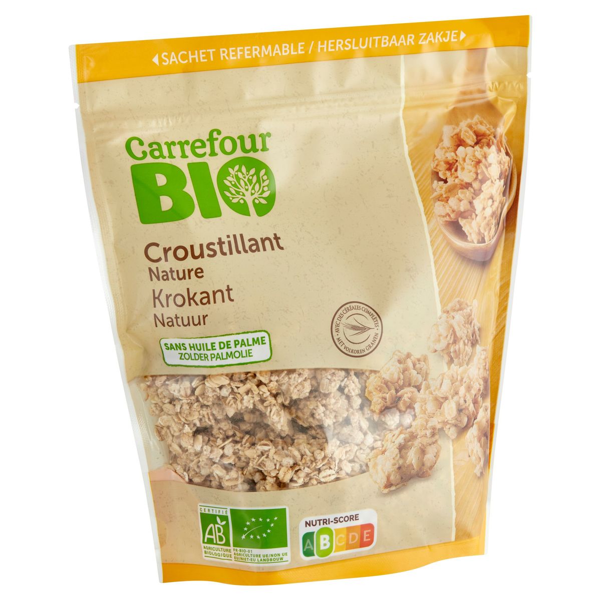Carrefour Bio Croustillant Nature 500 g