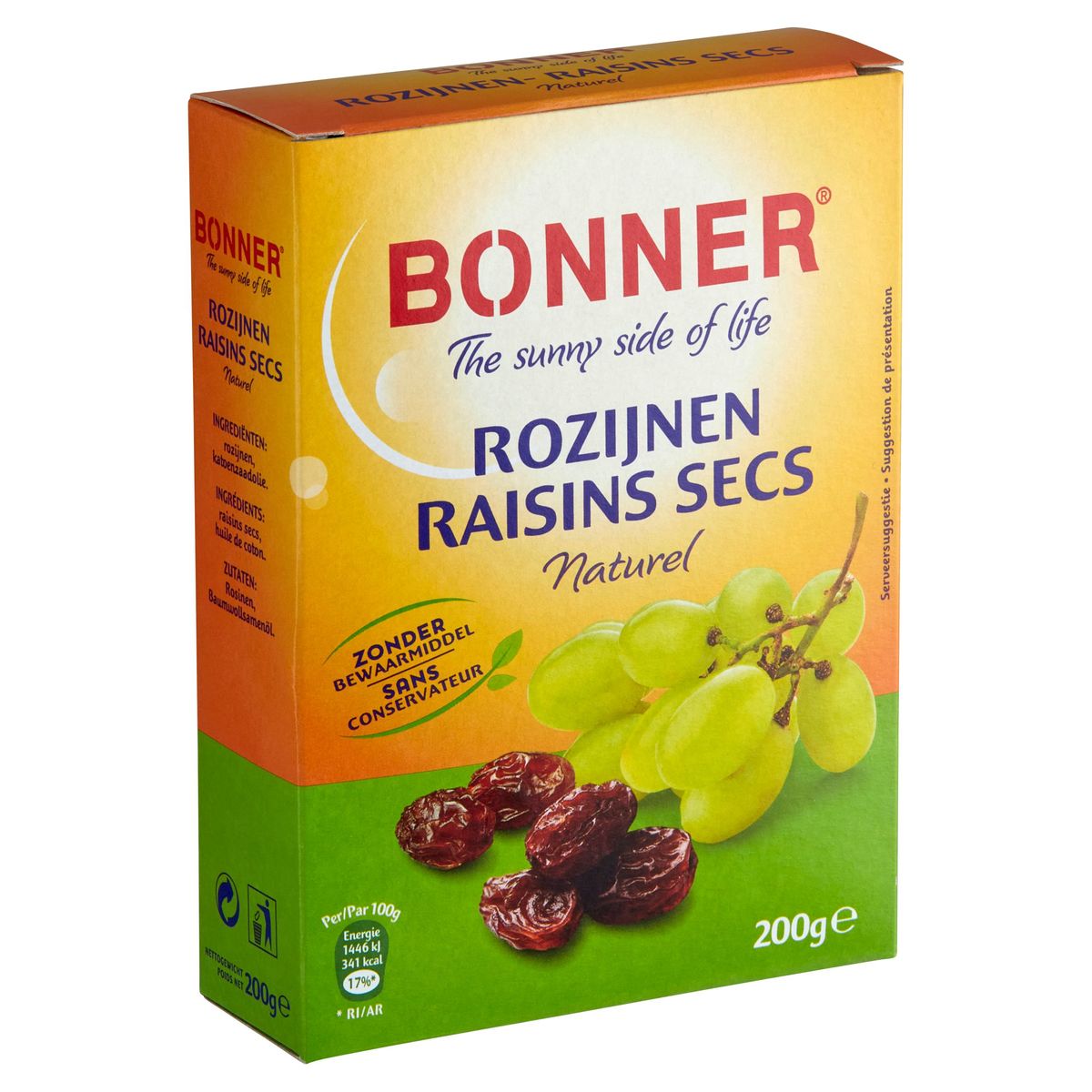 Bonner Rozijnen Naturel 200 g