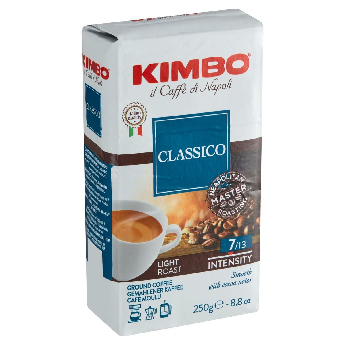 Kimbo Classico Light Roast Café Moulu 250 g