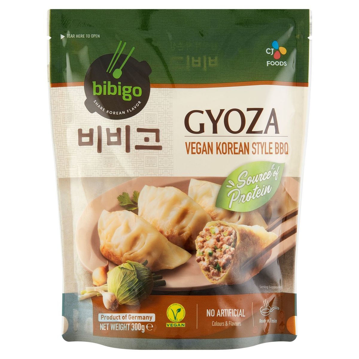Bibigo Gyoza Vegan Korean Style BBQ 300 g