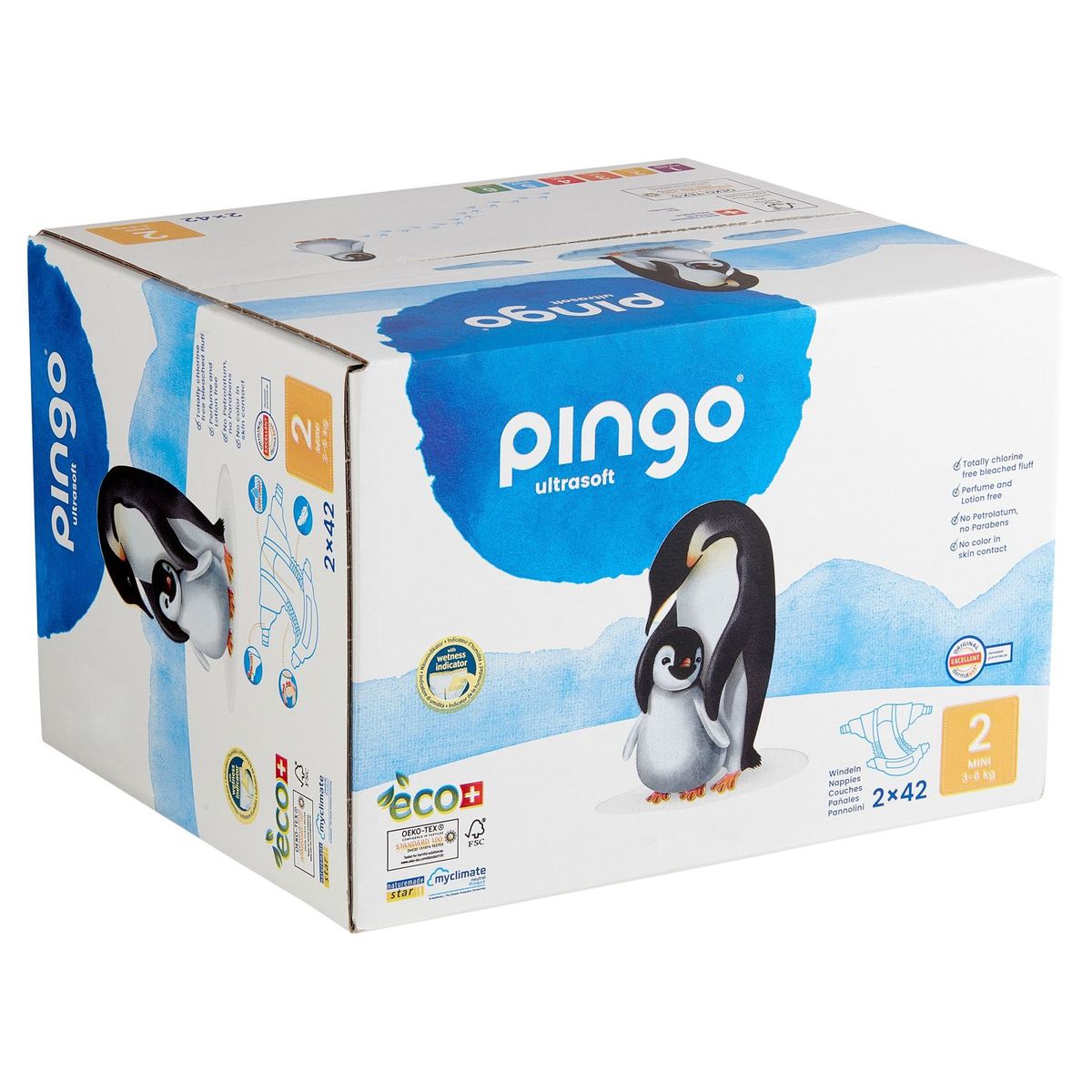 Pingo Ultrasoft 2 Mini 3-6 kg 2 x 42 Pièces