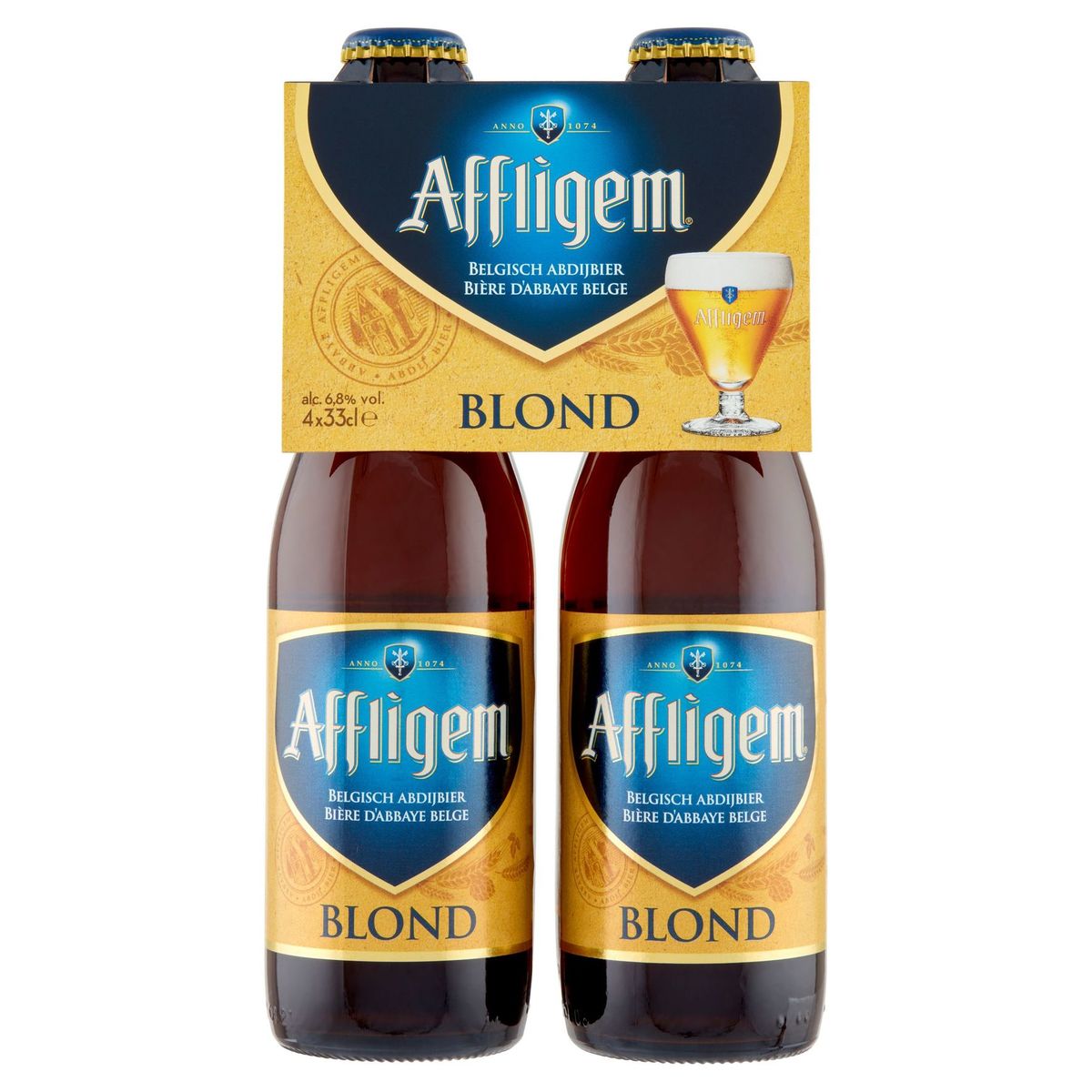 Affligem Abdijbier Blond 6.7% ALC 4 x 33 cl Fles