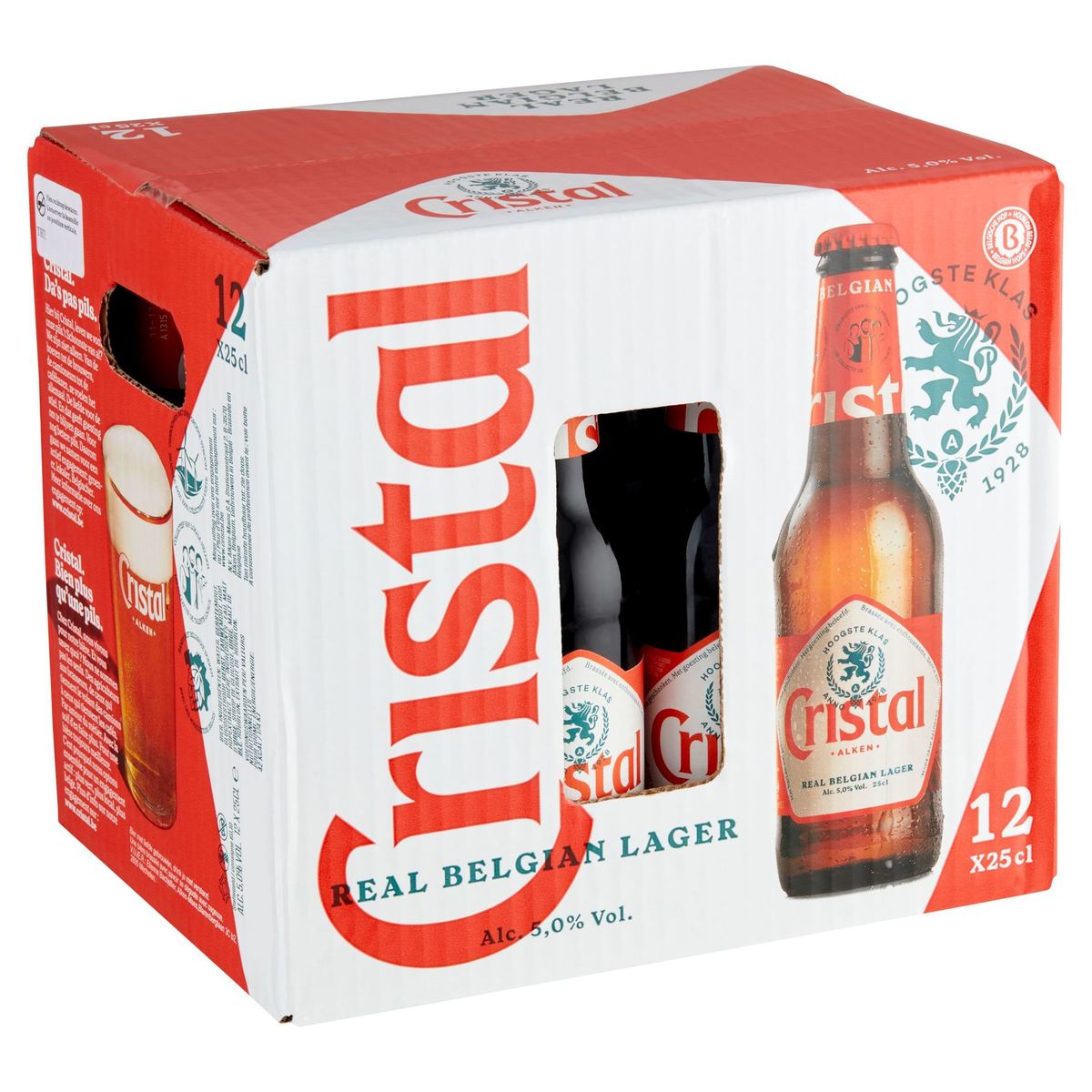 Cristal Bière blonde Pils 5%ALC 12 x 25 cl box