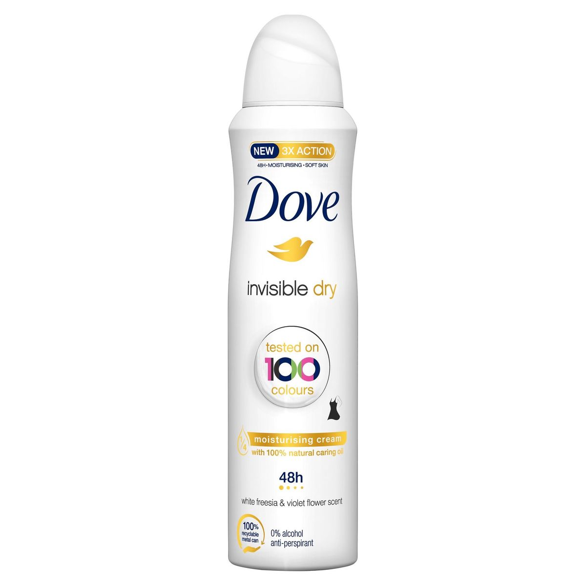 Dove Deodorant Anti-Transpirant Spray Invisible Dry 150 ml
