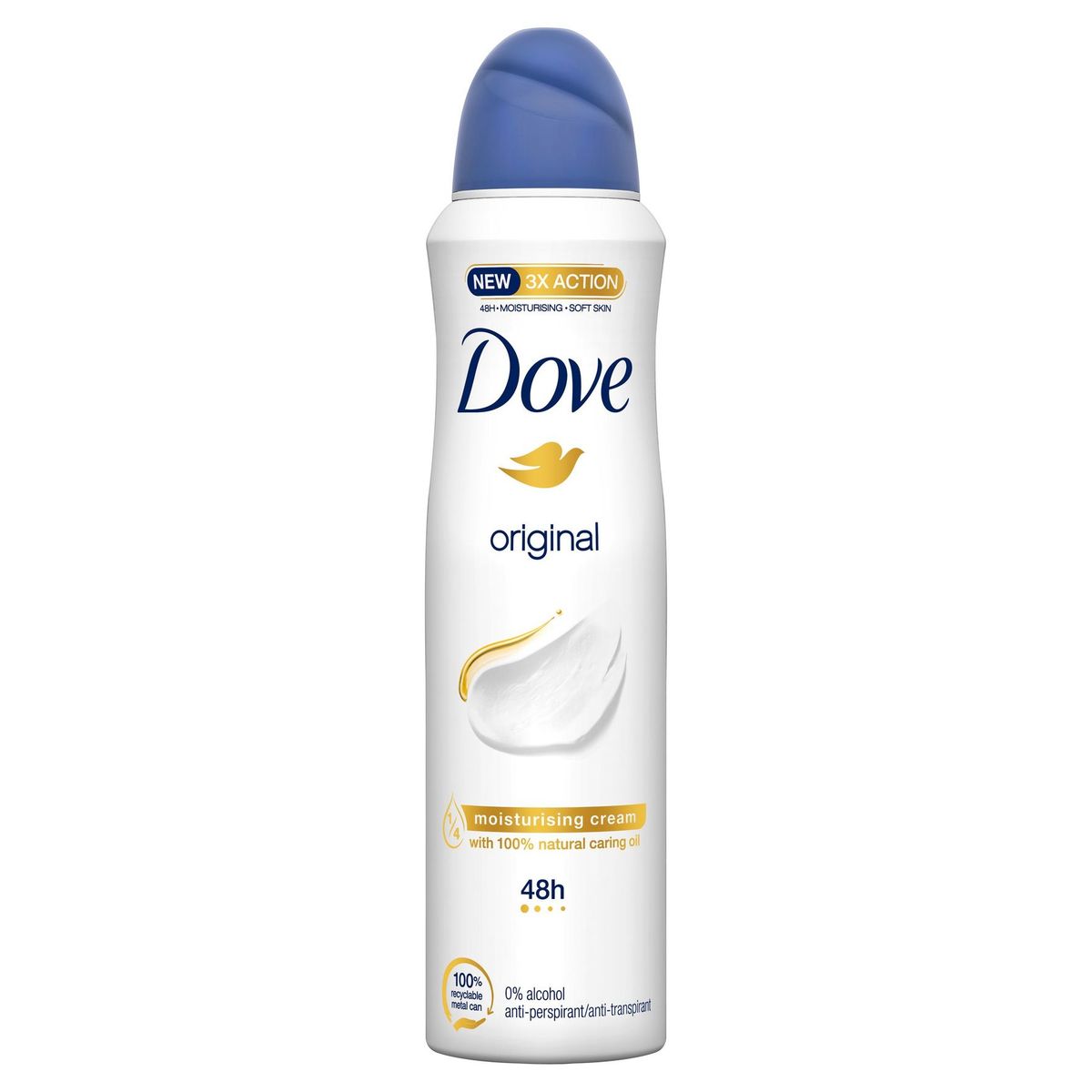 Dove Deodorant Anti-Transpirant Spray Original 150 ml