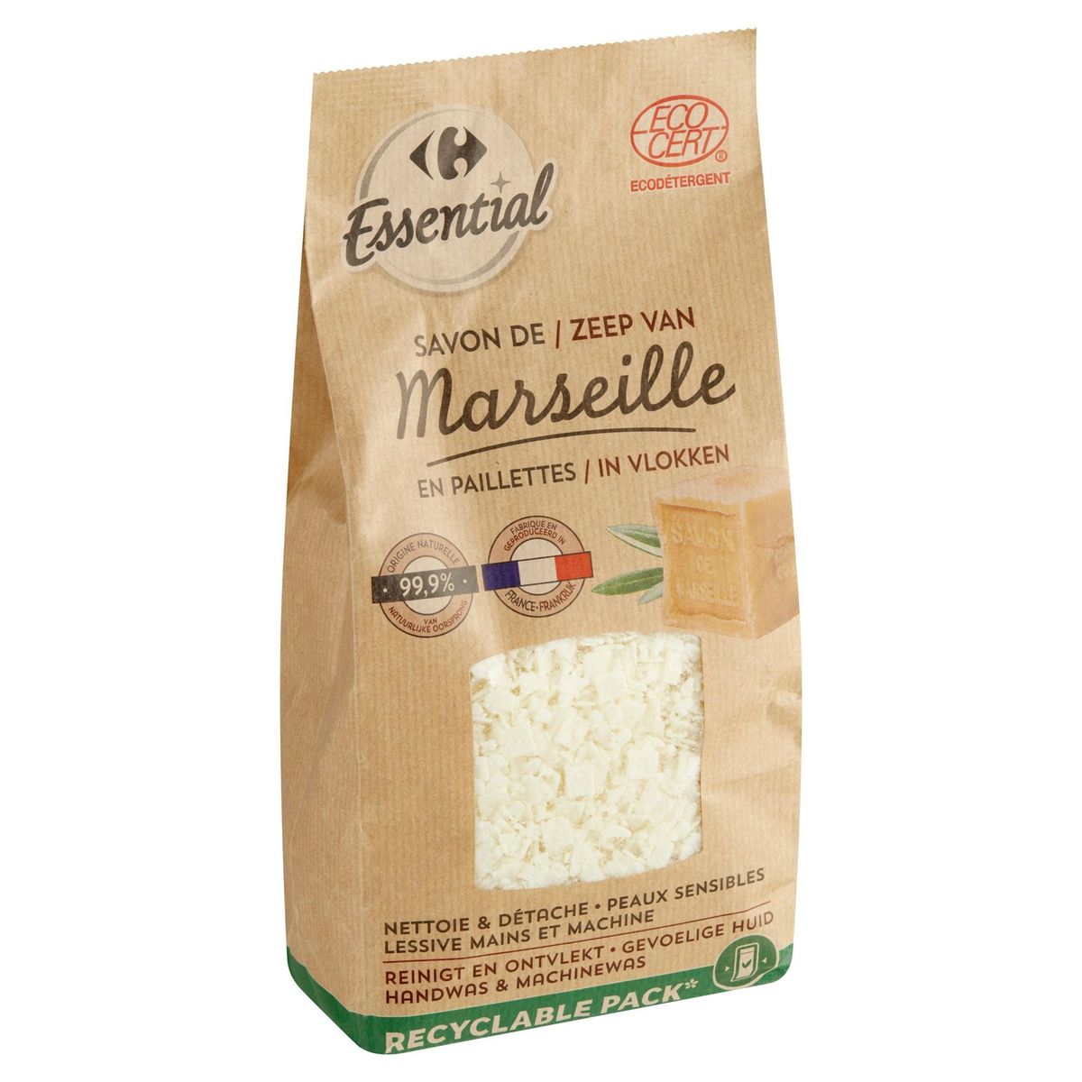 Carrefour Essential Savon de Marseille en Paillettes 750 g