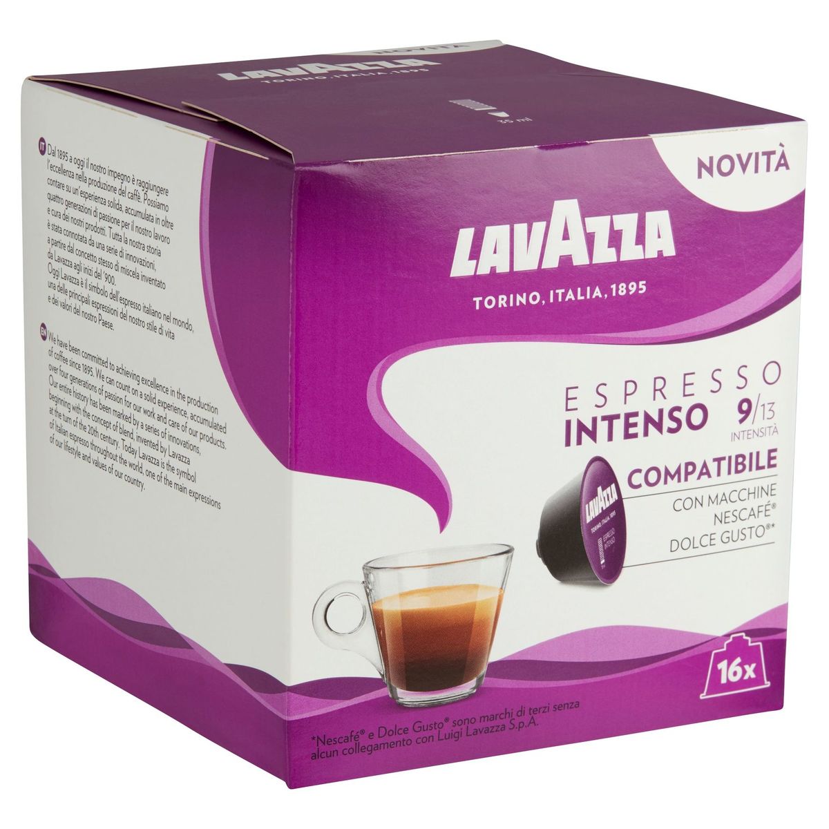 Lavazza Dolce Gusto Espresso Intenso koffiecups 16 stuks