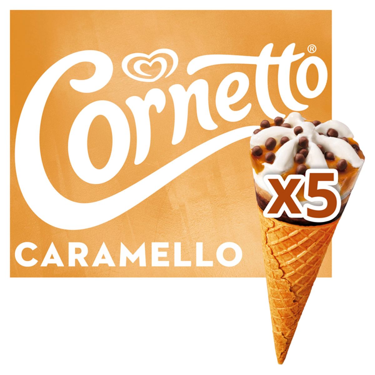 Cornetto Ola Multipack Glace Cornetto Caramello 5 X 125 ml