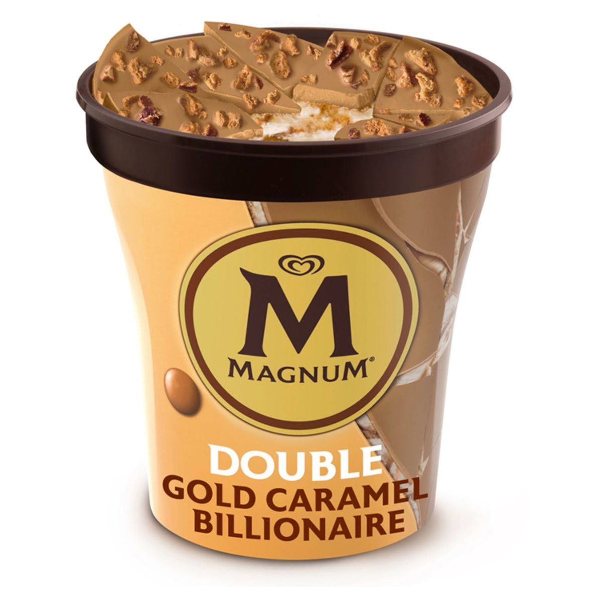 Magnum Ijs Double Gold Caramel Billionaire 440 Ml | Carrefour Site