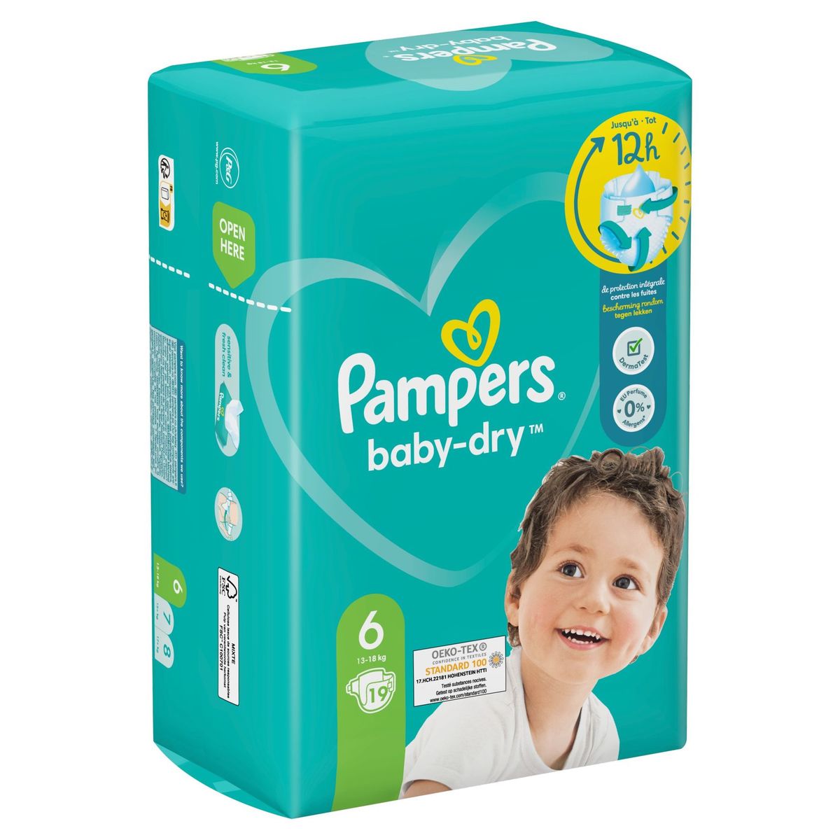met tijd Joseph Banks nood Pampers Baby-Dry Maat 6, 19 Luiers | Carrefour Site