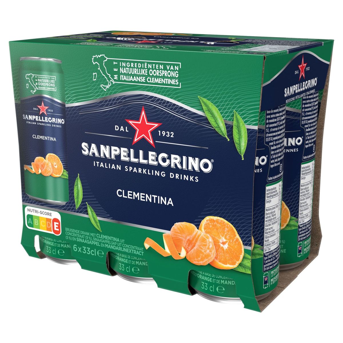 Sanpellegrino Limonade clementina 6 x 33cl