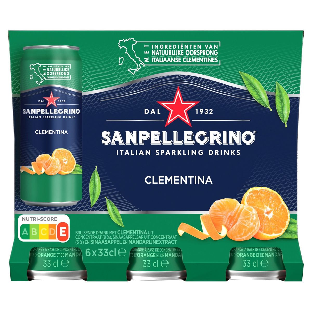Sanpellegrino Limonade clementina 6 x 33cl