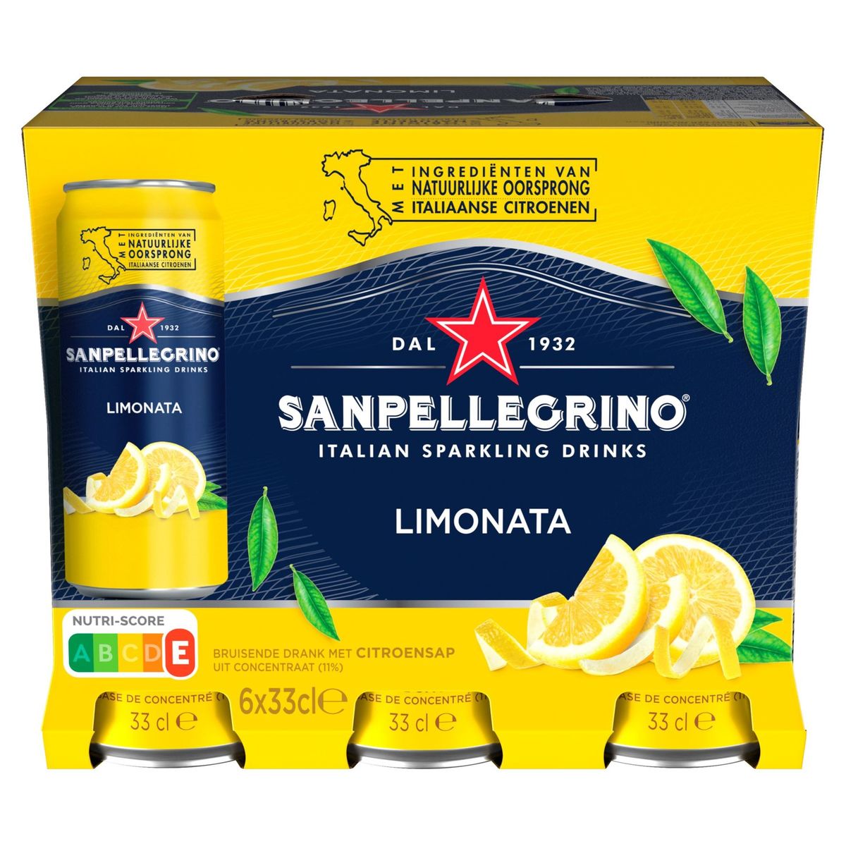 Sanpellegrino Limonade Limonata 6 x 33cl