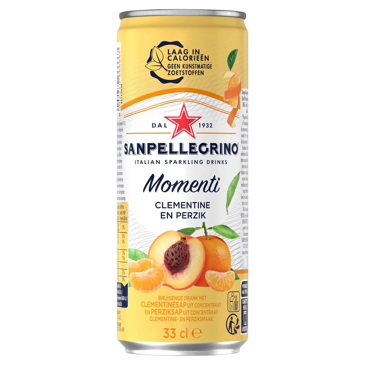Sanpellegrino Momenti clementina en perzik 33cl