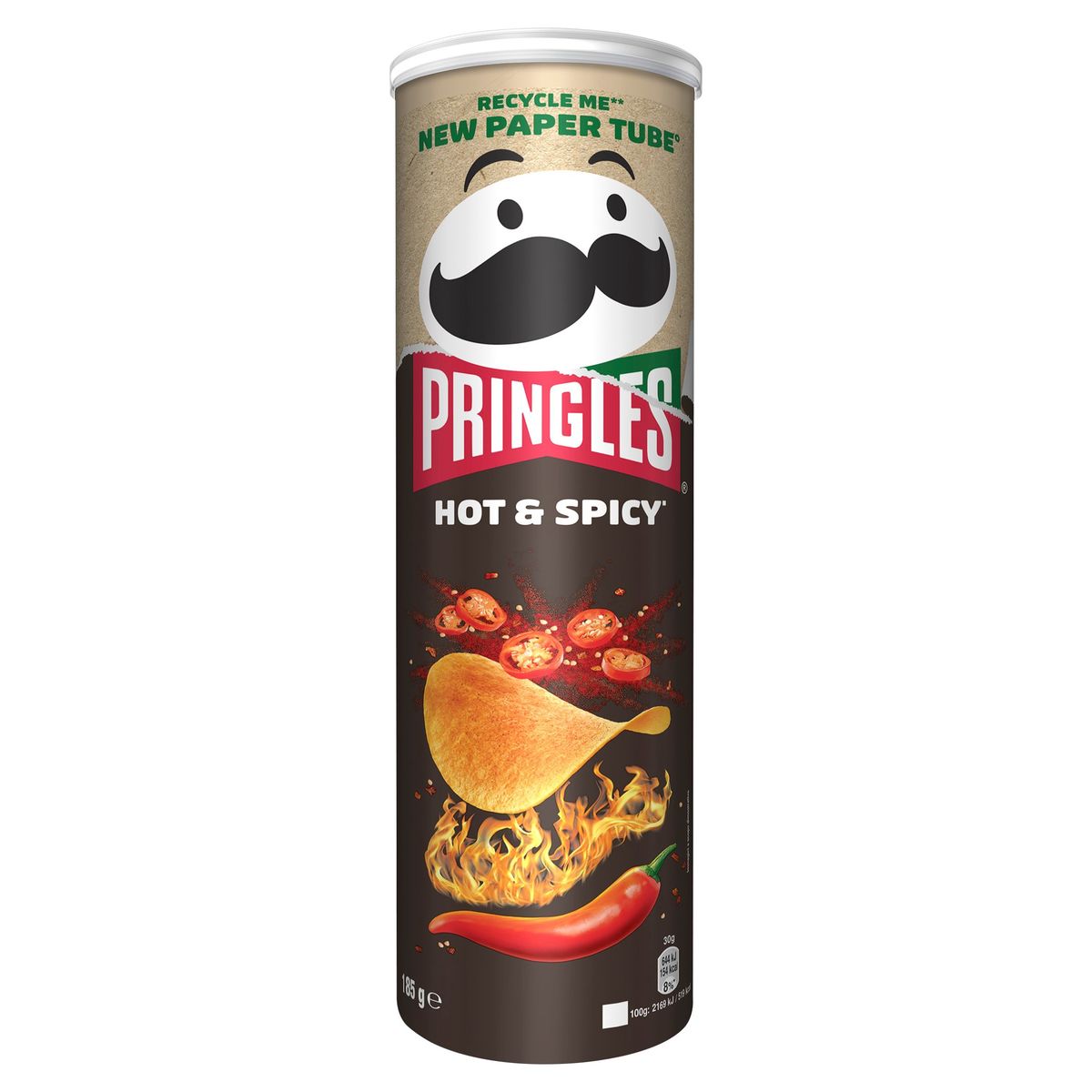 Pringles Hot & Spicy chips tuiles 185 g